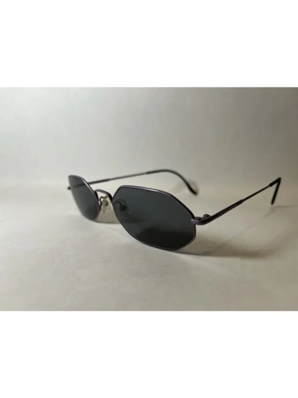 CHANEL 3108 c.520 Purple Metal Geometric Sunglasses Gray Tinted UV400 120mm